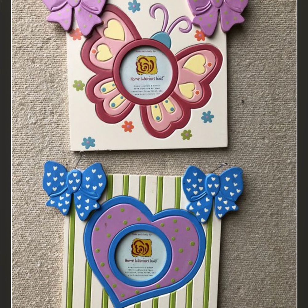 Butterfly’s photo holders by home interiors kids